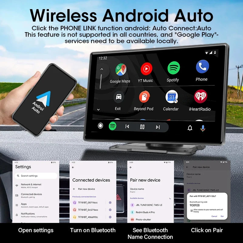 Wireless Carplay Multimedia Screen