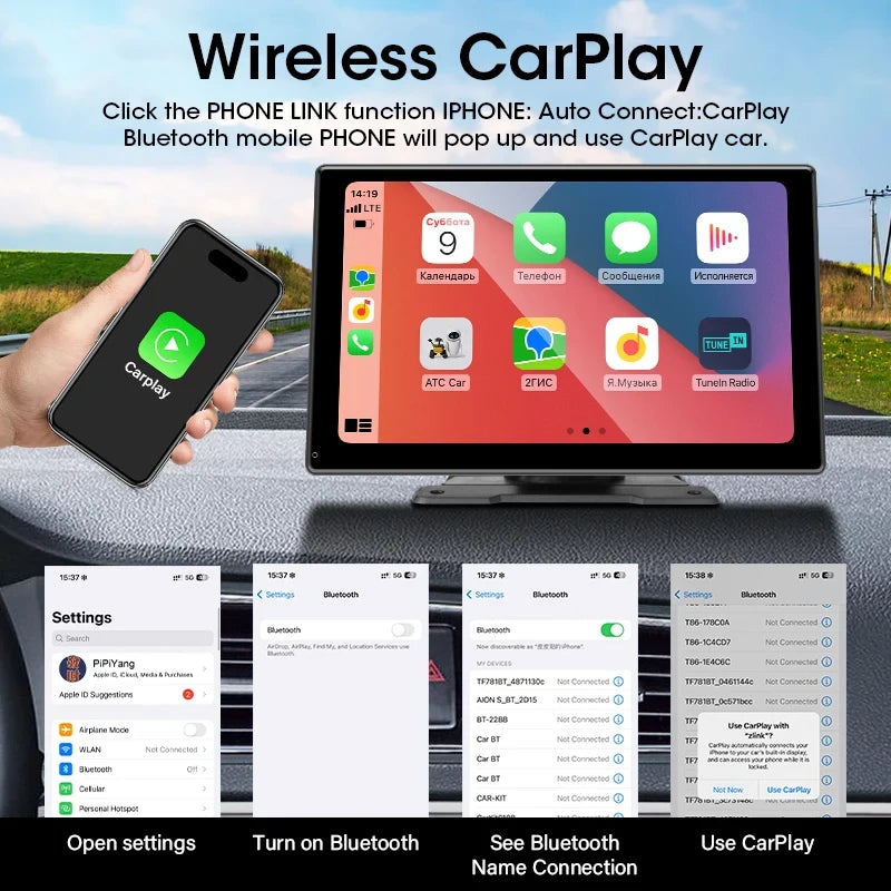 Wireless Carplay Multimedia Screen